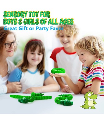 Pop Tubes Gator Pop Tube - Sensory Tubes Fidget Toy - Fun Alligator Toys for Toddlers & Kids All Ages - Best Fidgets Popping ...