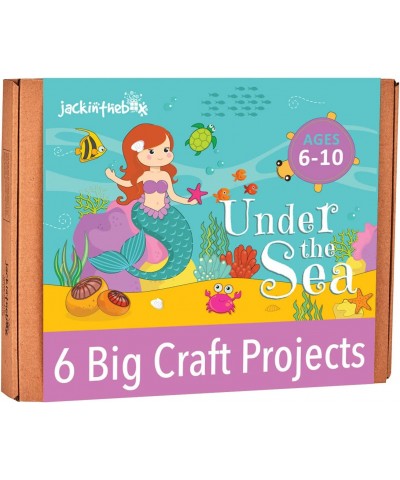 Mermaid Themed Craft Kit | Includes Beautiful Felt Mermaid Sewing Kit | 6 Different Crafts-in-1 | Best Gift for Girls Ages 5 ...