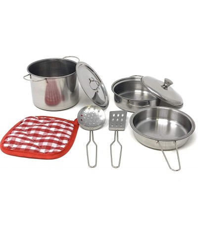 JOYSAE Play Kitchen Pots and Pans Set Kids Kitchen Set with Stainless Steel Cookware Playset Kitchen Pretend Toys for Kids $3...