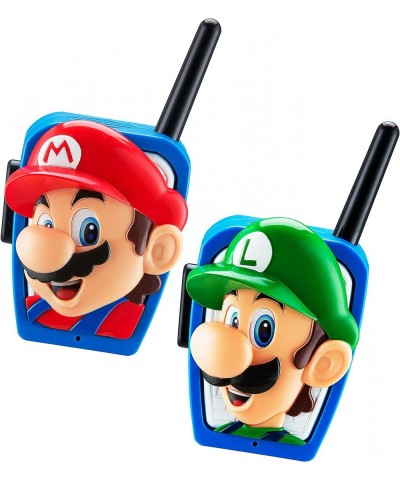 Super Mario Bros Walkie Talkies Kids Toys Long Range Two Way Static Free Handheld Radios Designed for Indoor or Outdoor Games...