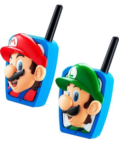 Super Mario Bros Walkie Talkies Kids Toys Long Range Two Way Static Free Handheld Radios Designed for Indoor or Outdoor Games...