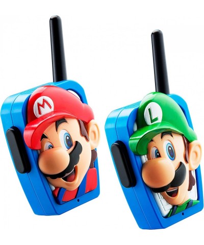 Super Mario Bros Walkie Talkies Kids Toys Long Range Two Way Static Free Handheld Radios Designed for Indoor or Outdoor Games...