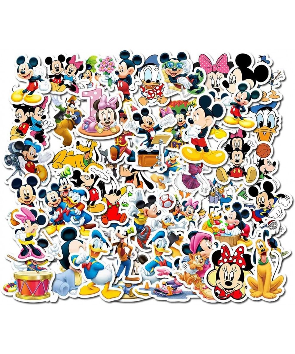 50pcs Vinyl Stickers Waterproof Disney Mickey Minnie Graffiti Decals for Water Bottles Cars Motorcycle Skateboard Portable Lu...