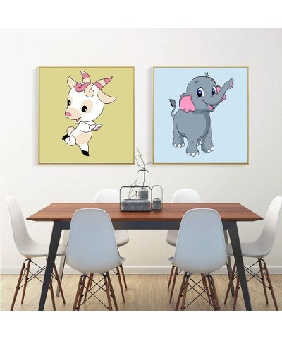 Paint by Numbers for Kids & Adults & Beginner DIY Canvas Painting Gift Kits 8x8 inch - Lamb (with Framed) $15.37 Kids' Drawin...