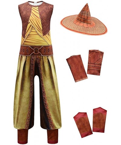 Girls Dragon Adventure Costume Warrior Outfits Halloween Fancy Party Dress Up Set $49.24 Kids' Costumes