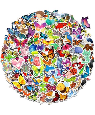 160pcs Butterfly Sticker for Kids Girls Cute Cartoon Insect Animal Stickers Waterproof Vinyl Stickers Pack for Scrapbooking L...