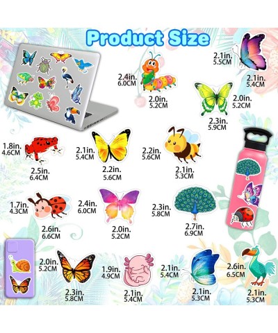 160pcs Butterfly Sticker for Kids Girls Cute Cartoon Insect Animal Stickers Waterproof Vinyl Stickers Pack for Scrapbooking L...