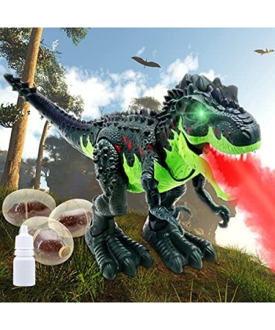 Dinosaur Toys Electronic Walking T-Rex with Glowing Eyes Simulated Flame Spray Water Mist Spray Realistic Roaring Sounds and ...