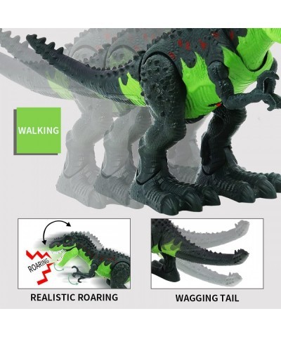 Dinosaur Toys Electronic Walking T-Rex with Glowing Eyes Simulated Flame Spray Water Mist Spray Realistic Roaring Sounds and ...