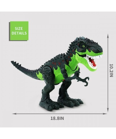 Dinosaur Toys Electronic Walking T-Rex with Glowing Eyes Simulated Flame Spray Water Mist Spray Realistic Roaring Sounds and ...