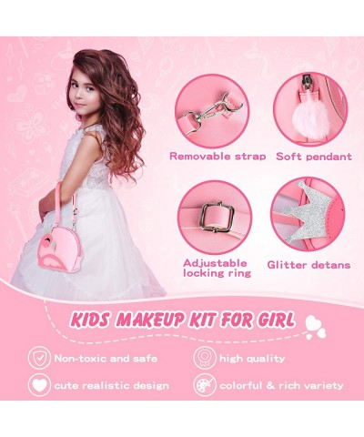 Kids Pretend Makeup Kit for Girl Toddlers Play Makeup Set for Little Girls Toys Age 3 4 5 6 7 8 Year Old Girls Birthday Gift ...