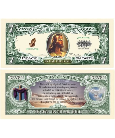 Jesus Christ Praise The Lord Christian Novelty Bill in Protective Holder $13.98 Gags & Practical Joke Toys