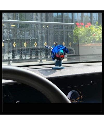 Car Dashboard Ornament Cute Rubber Duck Office Car Cab Ornaments Cool Spectacled Duck(Blue) $17.69 Gags & Practical Joke Toys