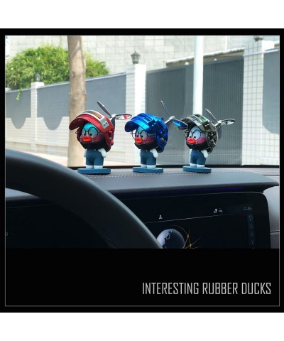 Car Dashboard Ornament Cute Rubber Duck Office Car Cab Ornaments Cool Spectacled Duck(Blue) $17.69 Gags & Practical Joke Toys