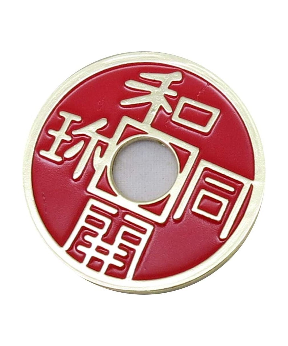 Chinese Coin - Gold Detail Your Magic Routines (Red) $16.56 Magic Kits & Accessories