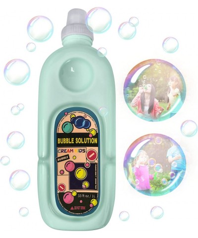 33Oz/1L Non Toxic All Natural Bubble Concentrate with Bottle Mouth with Leak Proof and Splash Proof designfor Bubble Machine ...