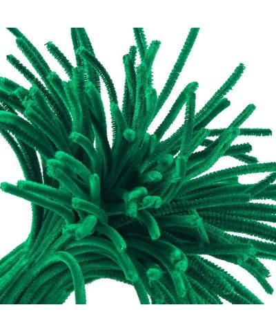 Pipe Cleaners Craft Supplies - 100pcs Dark Green Pipecleaners Craft Kids DIY Art Supplies Pipe Cleaner Chenille Stems Dark Gr...