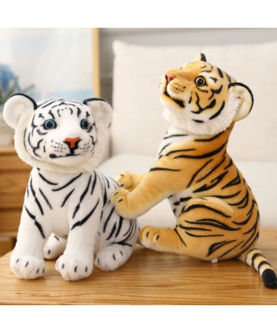 Tiger Cub Toy Plush Wild Zoo Animals Sitting Posture Tiger Plush Toy Ultra Soft and Snuggly Doll Kids Toys Nature Theme Playr...