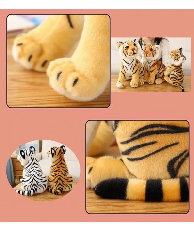 Tiger Cub Toy Plush Wild Zoo Animals Sitting Posture Tiger Plush Toy Ultra Soft and Snuggly Doll Kids Toys Nature Theme Playr...