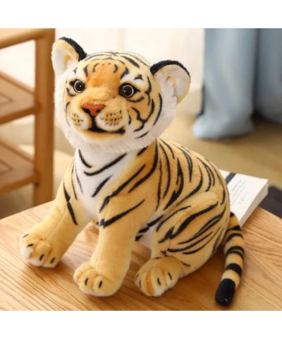 Tiger Cub Toy Plush Wild Zoo Animals Sitting Posture Tiger Plush Toy Ultra Soft and Snuggly Doll Kids Toys Nature Theme Playr...