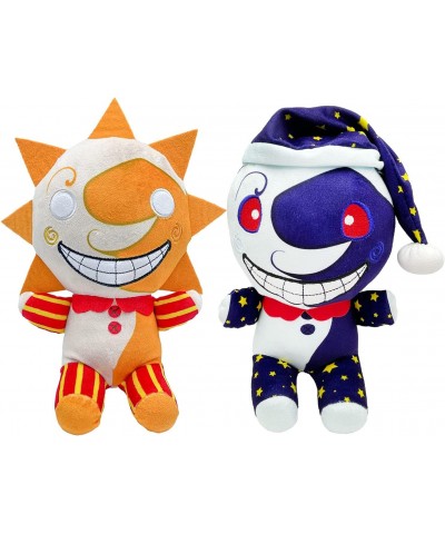 Moondrop FNAF Clown Plush FNAF Sundrop and Moondrop Plush Security Breach Clown Boss FNAF Soft Doll Birthday Gift Collectible...