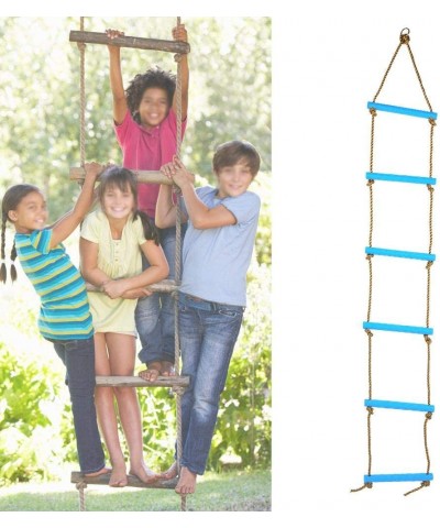 Kids Climbing Rope Ladder Plastic Six-section Children Kids Rope Climbing Ladder Toy Exercise Equipment for home children's c...