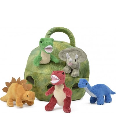 Plush Dinosaur House with Dinosaurs - Five (5) Stuffed Animal Dinosaur in Play Dinosaur Carrying Case $59.34 Stuffed Animals ...