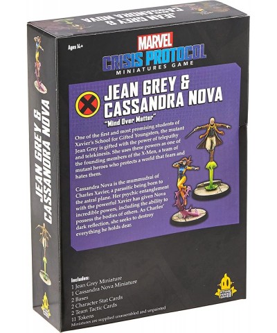 Marvel Crisis Protocol Jean Grey & Cassandra Nova Character Pack | Marvel Miniatures Strategy Game for Teens and Adults | Age...