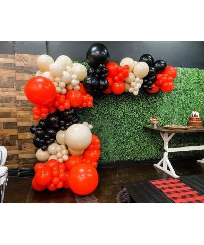 Red Balloons 82PCS Red Balloons Garland Arch Kit 5/10/12/18 Inch Different Sizes Red Matte Latex Balloons for Red Party Birth...