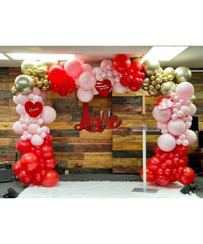 Red Balloons 82PCS Red Balloons Garland Arch Kit 5/10/12/18 Inch Different Sizes Red Matte Latex Balloons for Red Party Birth...