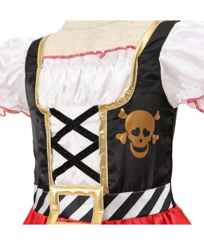 Girls Deluxe Pirate Costume Buccaneer Princess Dress for Kids $32.21 Kids' Costumes