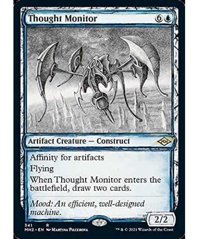 Magic: the Gathering - Thought Monitor (341) - Showcase (Sketch Art) - Modern Horizons 2 $12.24 Trading Cards & Accessories