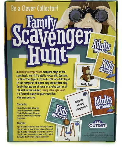 Family Scavenger Hunt Game $21.69 Card Games