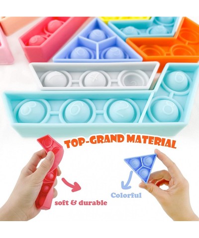 Pop Fidget Sensory Toys Silicone Squeeze Packs Set Gifts Poppers Popping Stress Anxiety Relief for Kids Children Adults $15.0...