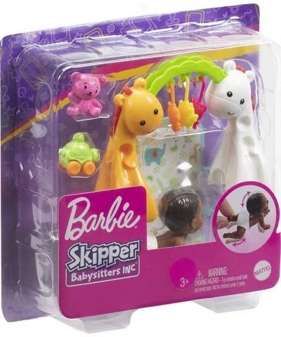 Skipper Babysitters Inc. Crawling and Playtime Playset with Baby Doll with Bobbling Head and Bottom Floor Gym Blanket and 6 T...