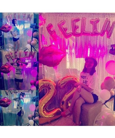 Set of 3 FEELIN 22 Balloons 22nd Birthday Decoration FEELIN 22 Banner 22nd Birthday Supplies $18.10 Kids' Party Decorations