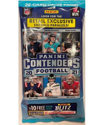 2021 Panini Contenders Football Cello Fat Pack $22.20 Trading Cards & Accessories