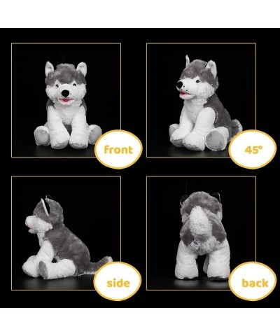 Husky Stuffed Animal Toys Cuddly Puppy Dog Plush Toy Wolf Stuffed Animals 16 inches / 8 inches Cuddly Adorable Gifts for Kids...