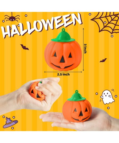 10Pcs Halloween Pumpkin Squeeze Toy Set Kawaii Cream Scented Slow Rising Decompression Relief Toys for Kids Decorations Gift ...