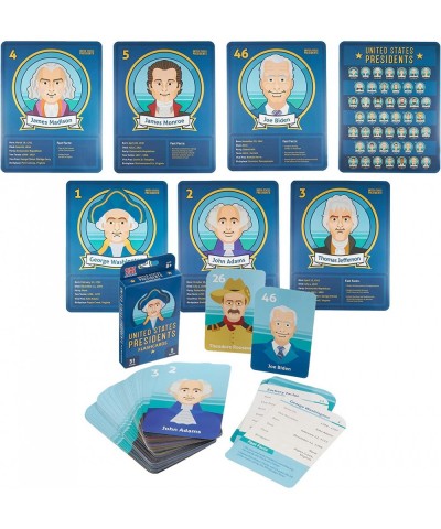 U.S. Presidents Posters and Flash Cards Bundle - 45 Flashcards + 5 Activity Cards - 5 Founding Fathers Posters + 2 Bonus Post...