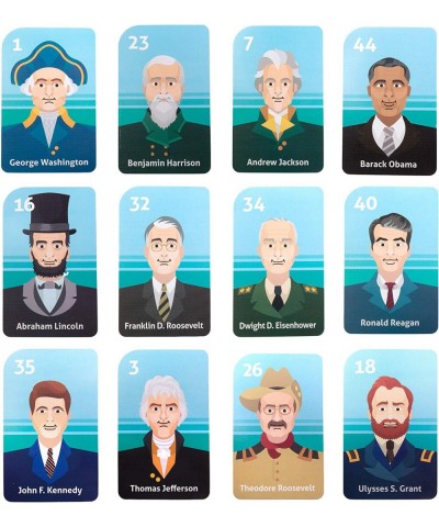 U.S. Presidents Posters and Flash Cards Bundle - 45 Flashcards + 5 Activity Cards - 5 Founding Fathers Posters + 2 Bonus Post...