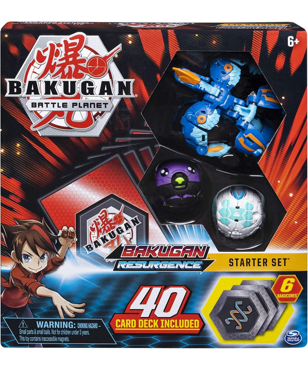 Bakugan Battle Brawlers Starter Set with Transforming Creatures Aquos Pyravian for Ages 6 & Up $59.05 Play Figure Playsets