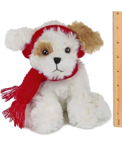 Bearington Chilly Plush Stuffed Animal Brown and White Dog with Scarf 7.5 inches $25.89 Stuffed Animals & Teddy Bears