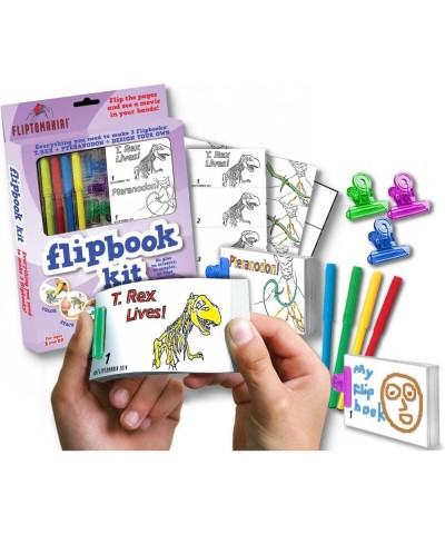 Make-Your-Own-Flipbooks: Dinosaurs $28.18 Kids' Drawing & Writing Boards