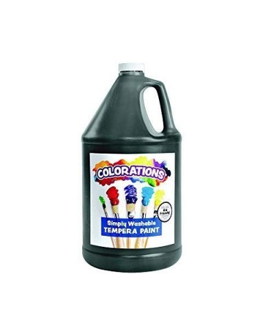 Washable Tempera Paint Gallon Black Non Toxic Vibrant Bold Kids Paint Craft Hobby Fun Art Supplies 128 Fl Oz (Pack of 1) $43....