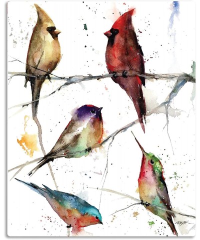 Dean Crouser Songbird Watercolor Red and Yellow 120 Piece Paperboard Boxed Jigsaw Puzzle $27.35 Jigsaw Puzzles