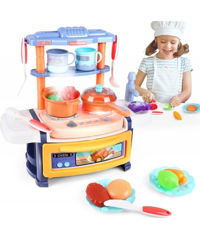 Play Kitchen Set for Toddlers Kids Ages 4-8 Kids Toddler Kitchen Playset for Girls Pretend Toy Kitchen for Kids Boys Play Kit...