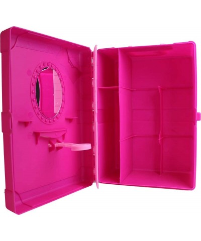 Barbie 8-Doll Multi-Compartment Storage Case with New and Improved Latch $35.47 Doll Accessories