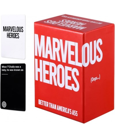 Marvelous Heroes Card Game Character Marvel Super Heroes Board Games Perfect for Friends Gathering Party Celebration for Adul...