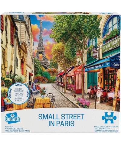 Image World Small Street in Paris 1000pc Puzzle - Poster Included $28.61 Jigsaw Puzzles